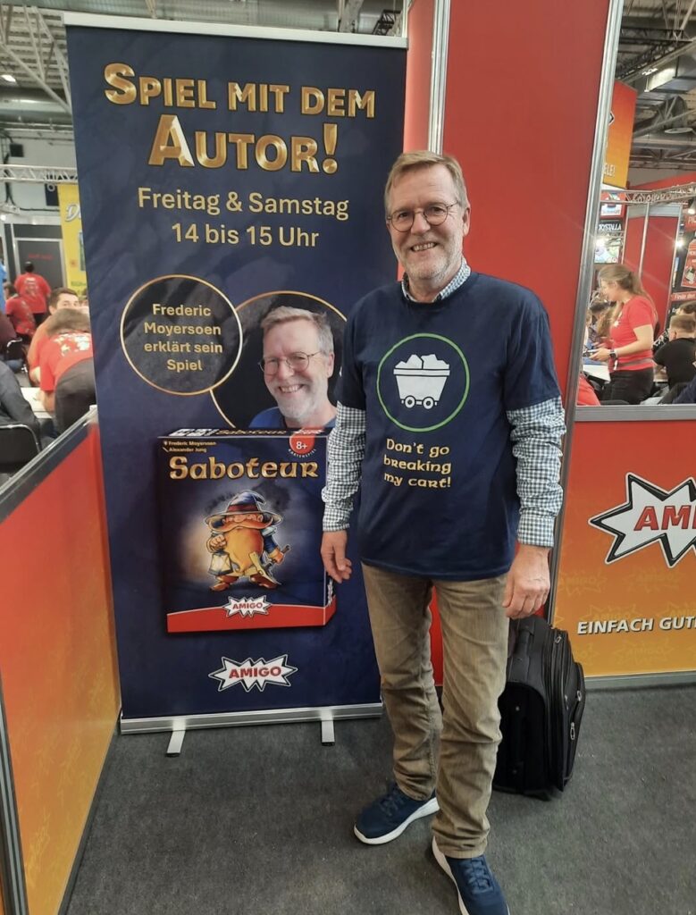 Frederic Moyersoen at Essen Spiel Fair.