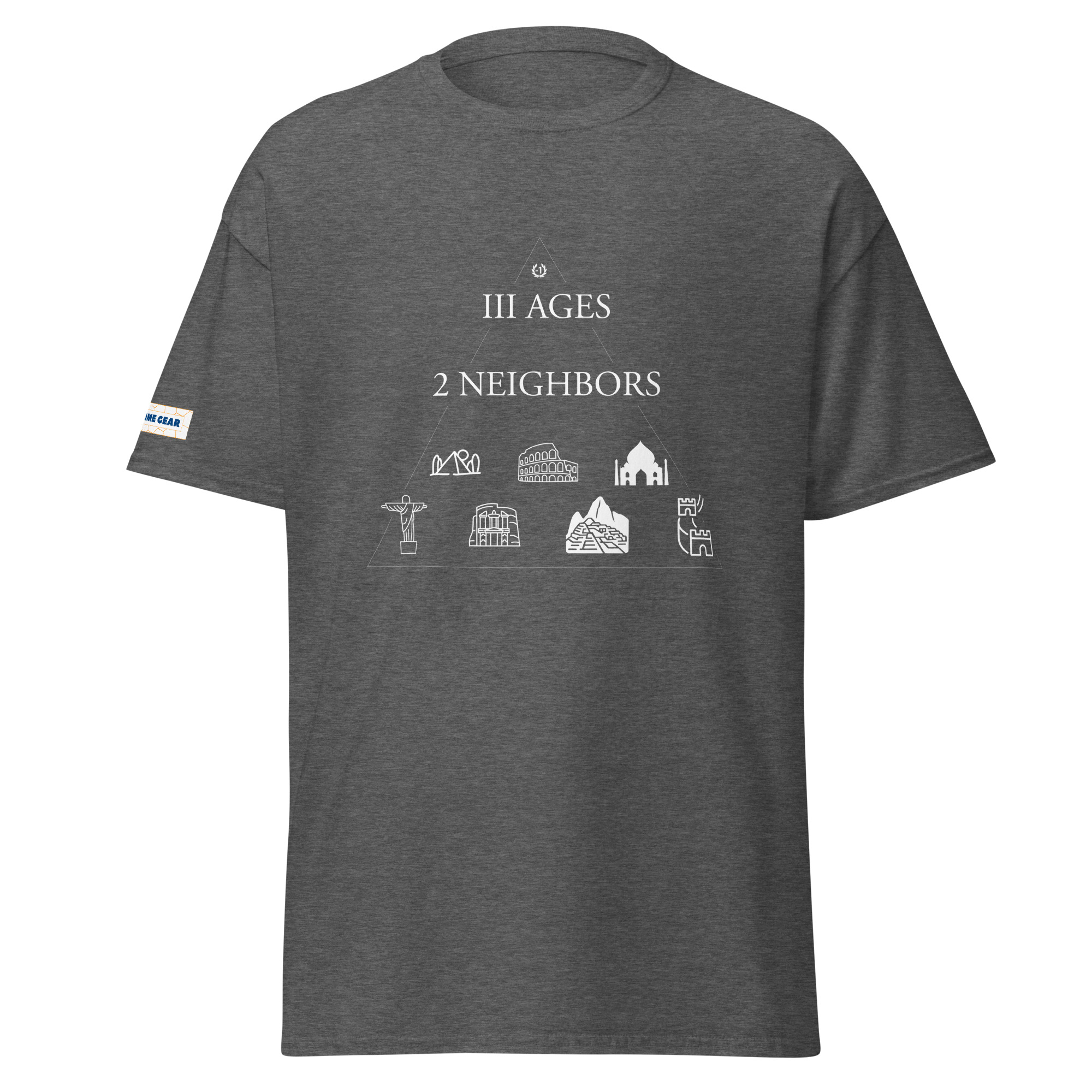 7 Wonders inspired T-shirt