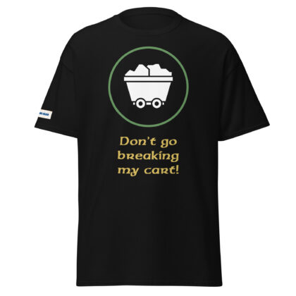 Saboteur board game t-shirt with hidden role and sabotage theme